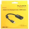 Convertidor mini displayport macho 1.1 a hdmi hembra hd 