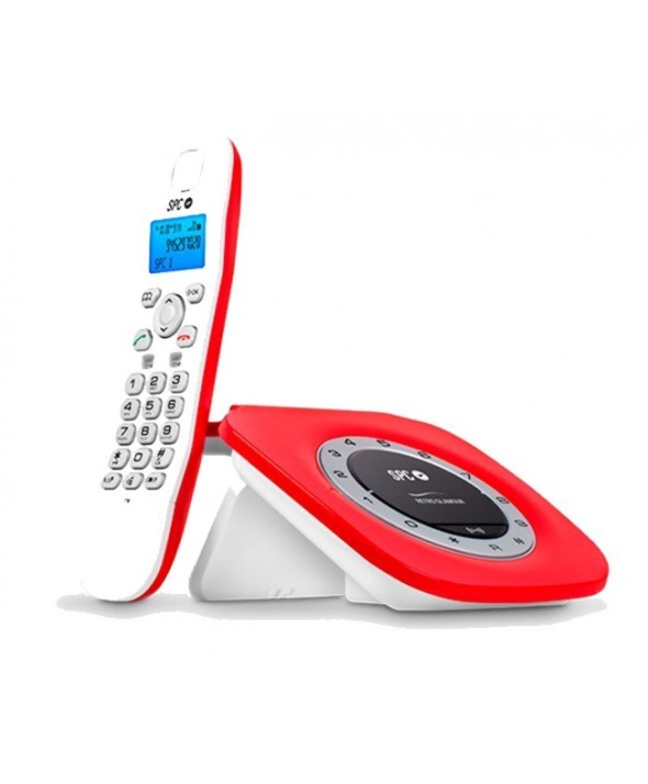 Telefono inalambrico glamour spc rojo