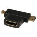 Adaptador hdmi hembra a hdmi mini/micro