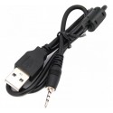 Conexion usb "a" m a jack 2.5 mm 4 cortes