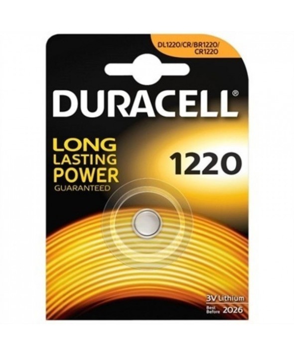 Pila litio cr1220 duracell blister de 1