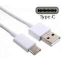 Conexion usb-c macho a usb a macho 2a 2m blanco