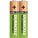 Bateria recargable aa 2500 mah duracell blister 2