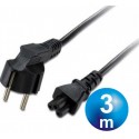 Cable alimentacion 3x0.75 mm² tipo trebol 3m