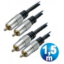 Conexion audio 2 rca m/m ht cable 1.5 m