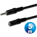 Conexion audio jack 3.5 m/h cable 5m