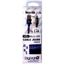 Conexion alimentacion y datos micro usb 2.4a jeans