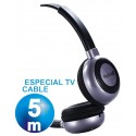 Auricular diadema digivolt tv cable de 5 mts.