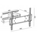 Soporte tv articulado 30-65" 45 kg outv600fm omega