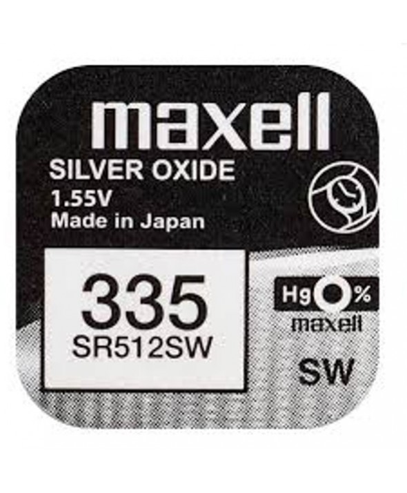 Pila ox de plata 1.55v (sr512sw) 335 maxell