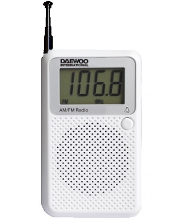 Radio de bolsillo am/fm digital altavoz externo daewoo