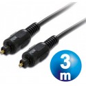 Conexion fibra optica toslink m/m eco cable 3 m