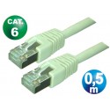 Conexion telefonica m/m rj45 8p8c cat.6 0.5 metros