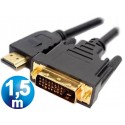 Conexion hdmi m a dvi (18+1) m cable 1.5 m