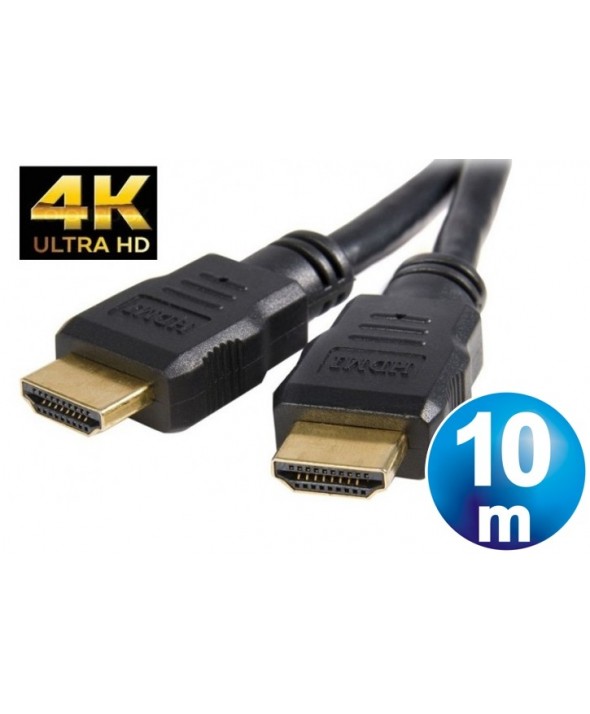 Conexion hdmi m/m 3d 4k cable 10 m