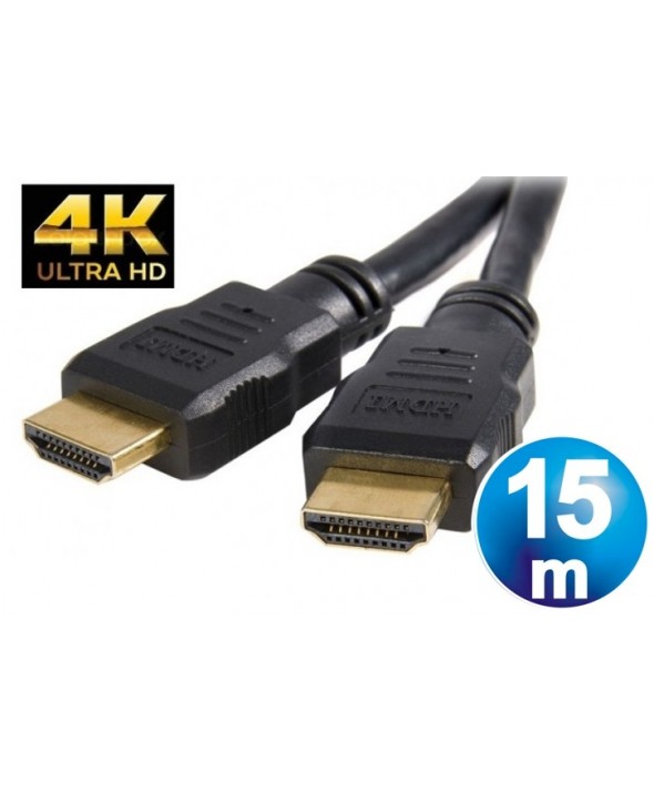 Conexion hdmi m/m 3d 4k cable 15 m