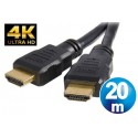 Conexion hdmi m/m 3d 4k cable 20 m