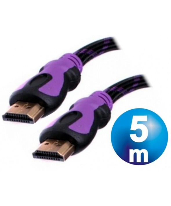 Conexion hdmi m/m hq 30awg cable 5 m