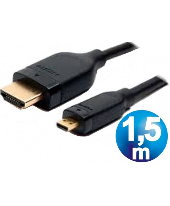 Conexion hdmi macho a hdmi micro macho cable 1.5m