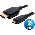 Conexion hdmi macho a hdmi micro macho cable 2 m