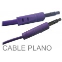 Conex.audio jack 3.5mm m/m st plano 1.5m purpura