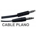 Conex.audio jack 3.5mm m/m st plano 2.5m negro