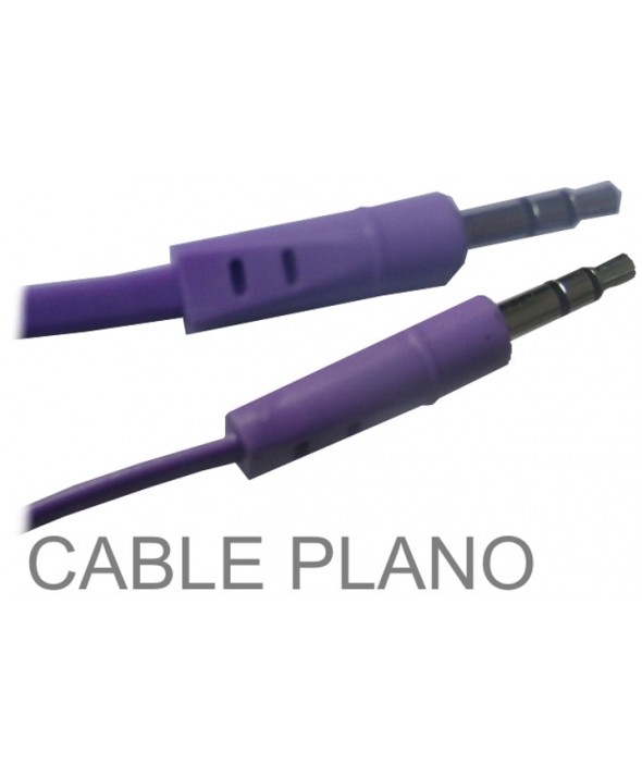 Conex.audio jack 3.5mm m/m st plano 3m purpura