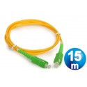 Conexion fibra optica datos sc-sc m/m cable 15 m