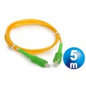 Conexion fibra optica datos sc-sc m/m cable 5 m