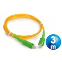 Conexion fibra optica datos sc-sc m/m cable 3 m