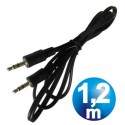 Conexion jack 3.5 m / m cable 1.2 m economico