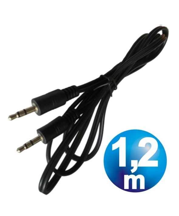 Conexion jack 3.5 m / m cable 1.2 m economico