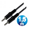 Conexion jack 3.5 m/m cable 1.5 m