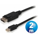 Conexion displayport macho a mini displayport macho 2m