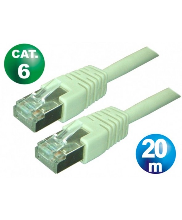 Conexion telefonica m/m rj45 8p8c cat.6 20 metros