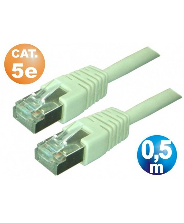 Conexion telefonica m/m rj45 8p8c cat.5e 0.5 metros