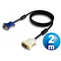 Conexion vga m - dvi m 18+5 2 m