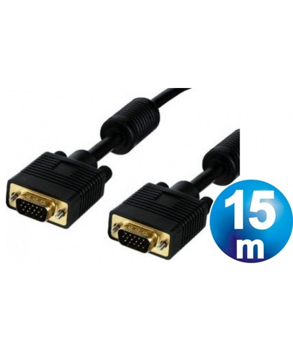 Conexion vga m/m 28 agw cable 15 m