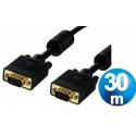 Conexion vga m/m 28 awg cable 30 m