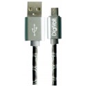 Conexion usb crocodile aluminio 1 metro micro usb