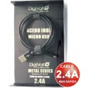 Conexion micro usb metal series 2.4a 1m cb-8241