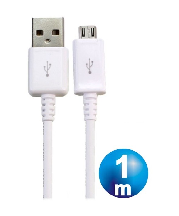 Conexion alimentacion y datos micro usb a usb (a) 2.1a  1 metro