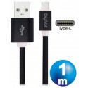 Conexion usb-c macho a usb 1m nylon 2.4a digivolt