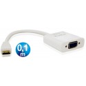 Convertidor mini hdmi a vga + audio sin alimentacion approx appc20