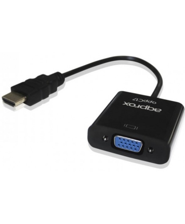 Convertidor hdmi a vga+audio sin alimentacion approx 