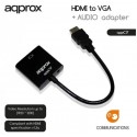 Convertidor hdmi a vga+audio sin alimentacion approx 