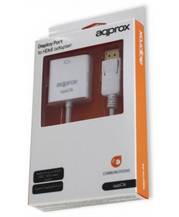 Convertidor displayport a hdmi hembra approx appc16