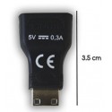 Adaptador hdmi hembra a mini hdmi approx appc18