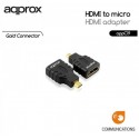 Adaptador hdmi hembra a micro hdmi approx appc19