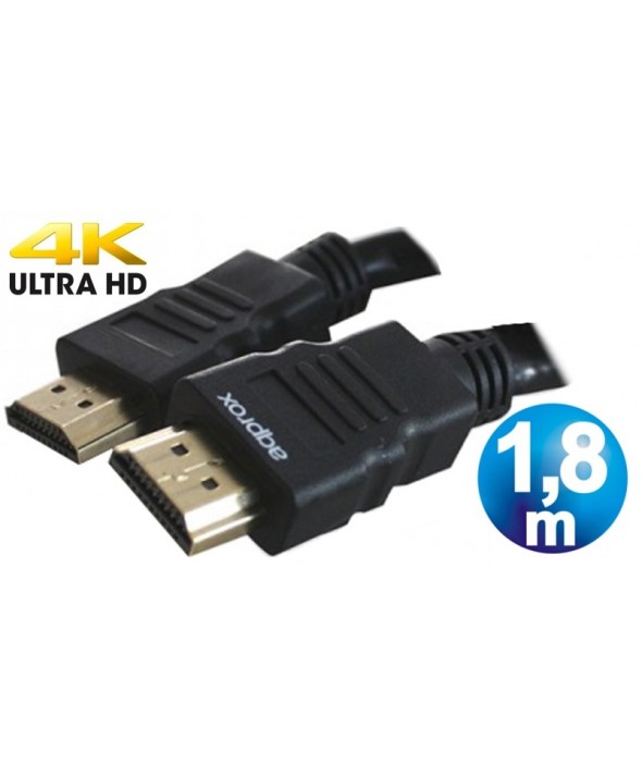 Conexion hdmi m/m 4k cable 1.8 m approx appc34